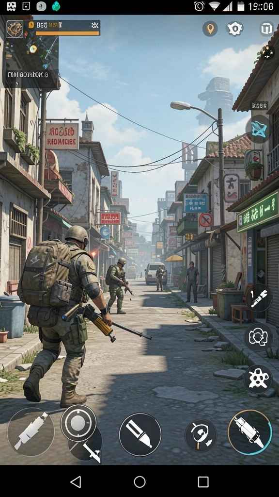 kagandan - Screenshot menampilkan karakter utama dalam mode petualangan.