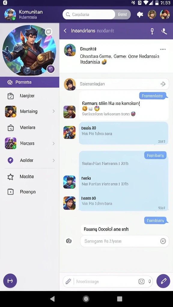 ligaraya - Screenshot menampilkan aksi balapan di lintasan yang menantang.