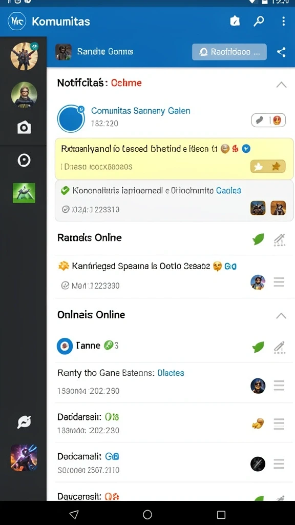 ligaraya - Screenshot memperlihatkan mode multiplayer dengan banyak pemain.