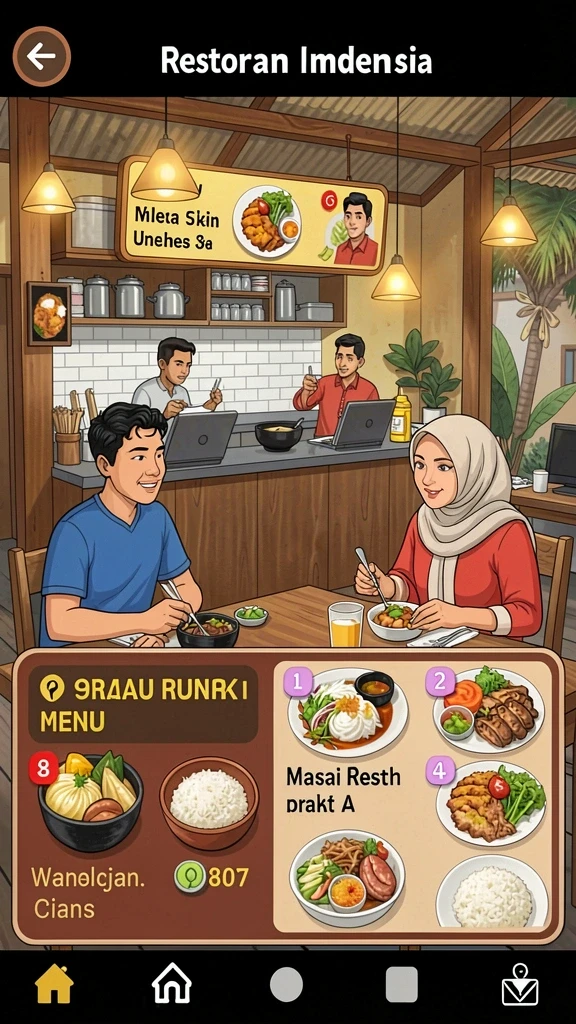 wiranaga - Tangkapan layar karakter utama siap beraksi.